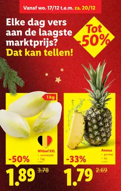 Ananas, per stuk, los - Voorbeeld van een folder van Lidl, geldig van 17.12.2025 | Pagina: 4