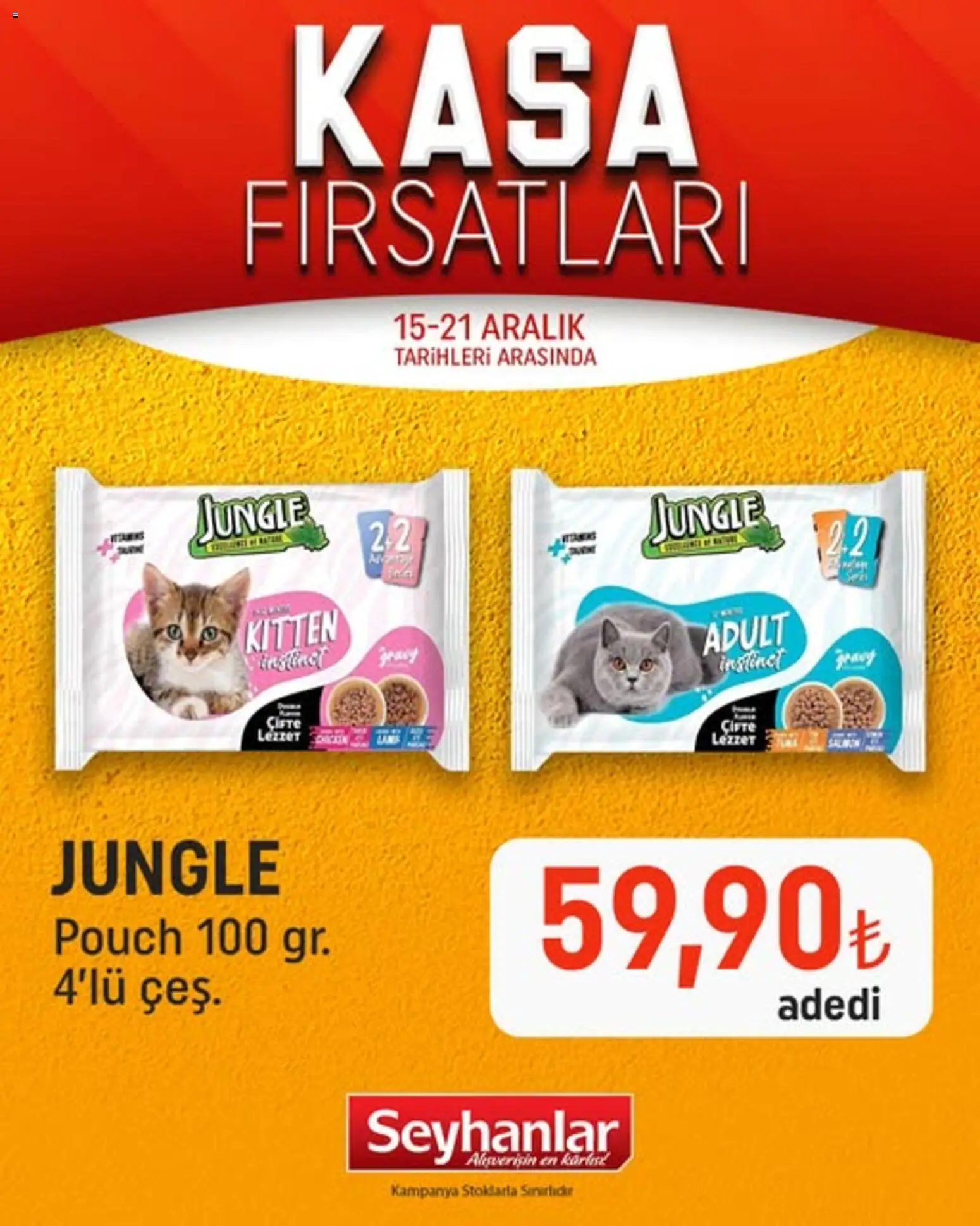 Seyhanlar Market Kasa Fırsatları - 15.12.2025 tarihinden itibaren geçerlidir | Sayfa: 2 | Ürünler: Kasa