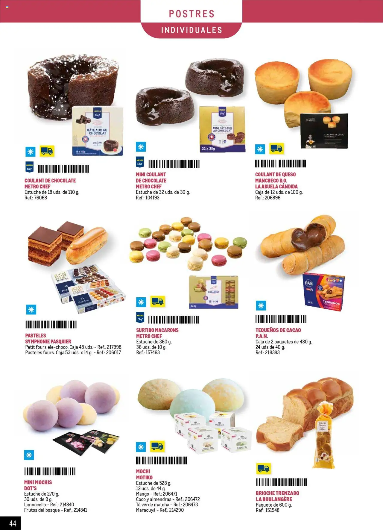 Makro - Catering y Eventos Península │ válido desde el 11.06.2025 | Página: 44 | Productos: Chocolate, Τυρόπιτα, Ρούτερ, Caja