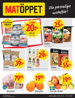 Matöppet - erbjudanden - Förhandsvisning av reklamblad från butik Matöppet aktuell från 06.10.2025