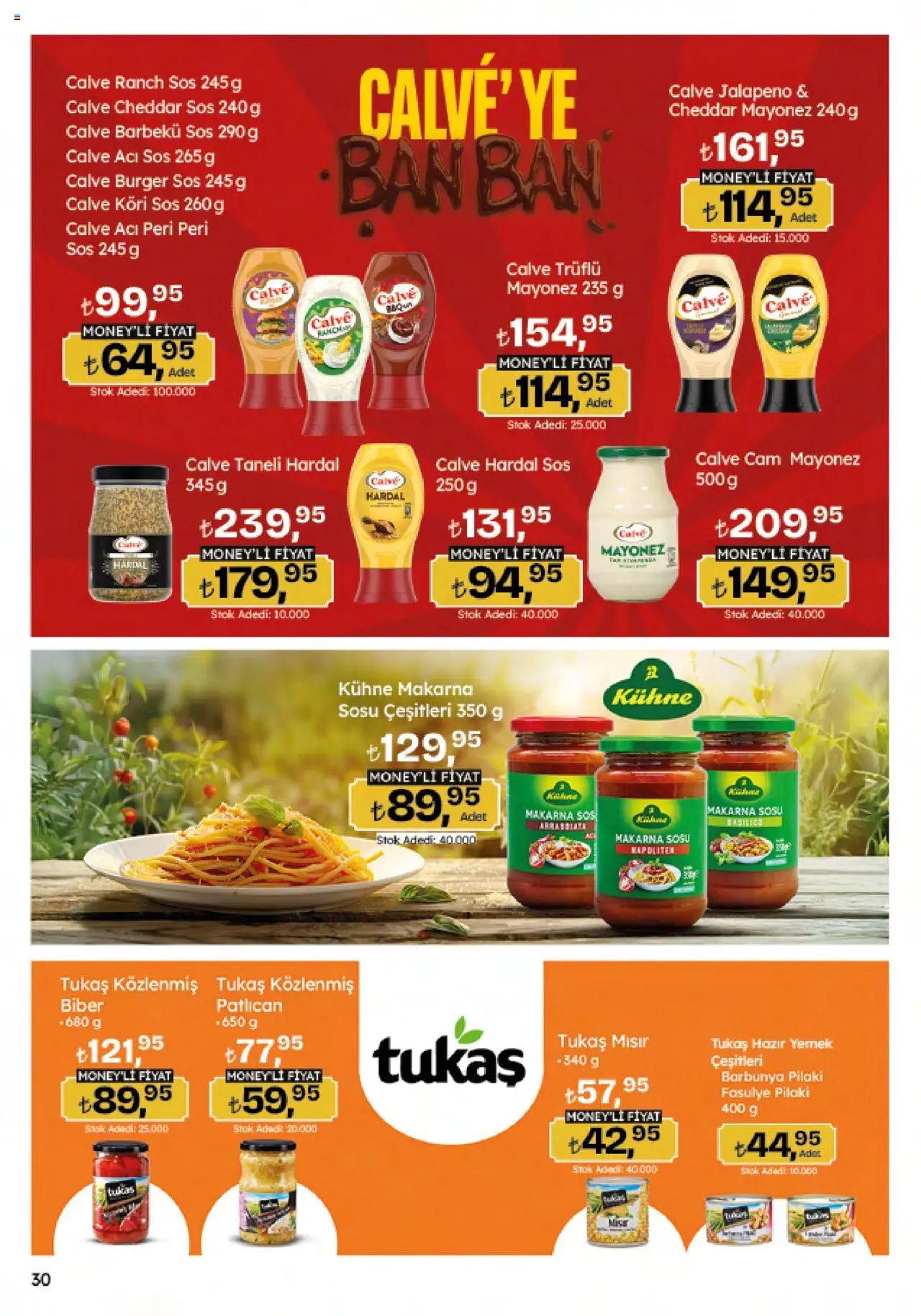 Migros Katalog - Migroskop - 09.10.2025 tarihinden itibaren geçerlidir | Sayfa: 30 | Ürünler: Barbekü sos, Makarna, Biber, Hazır yemek