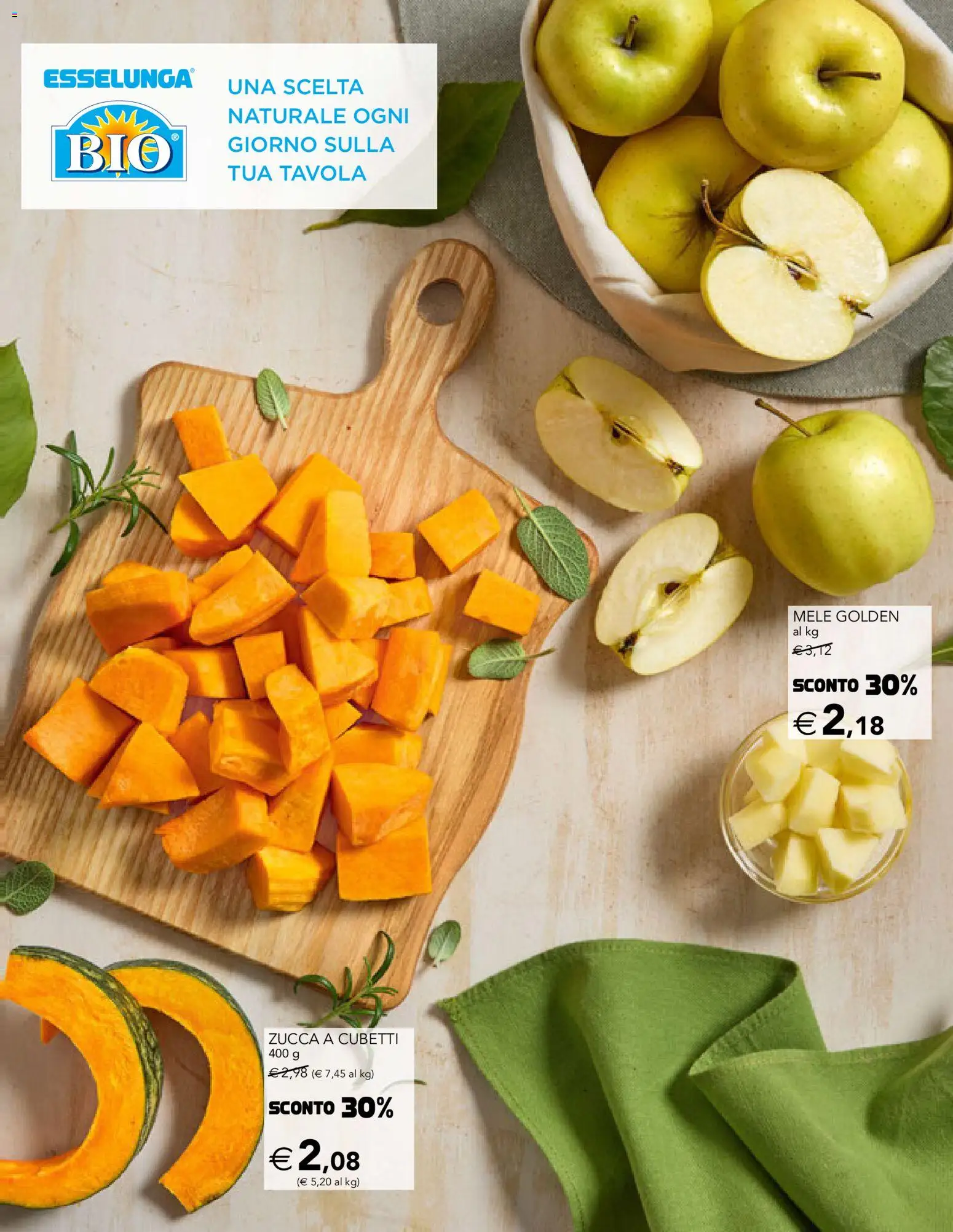 Volantino Esselunga S del 26.02.2026 | Pagina: 6 | Prodotti: Mele, Zucca