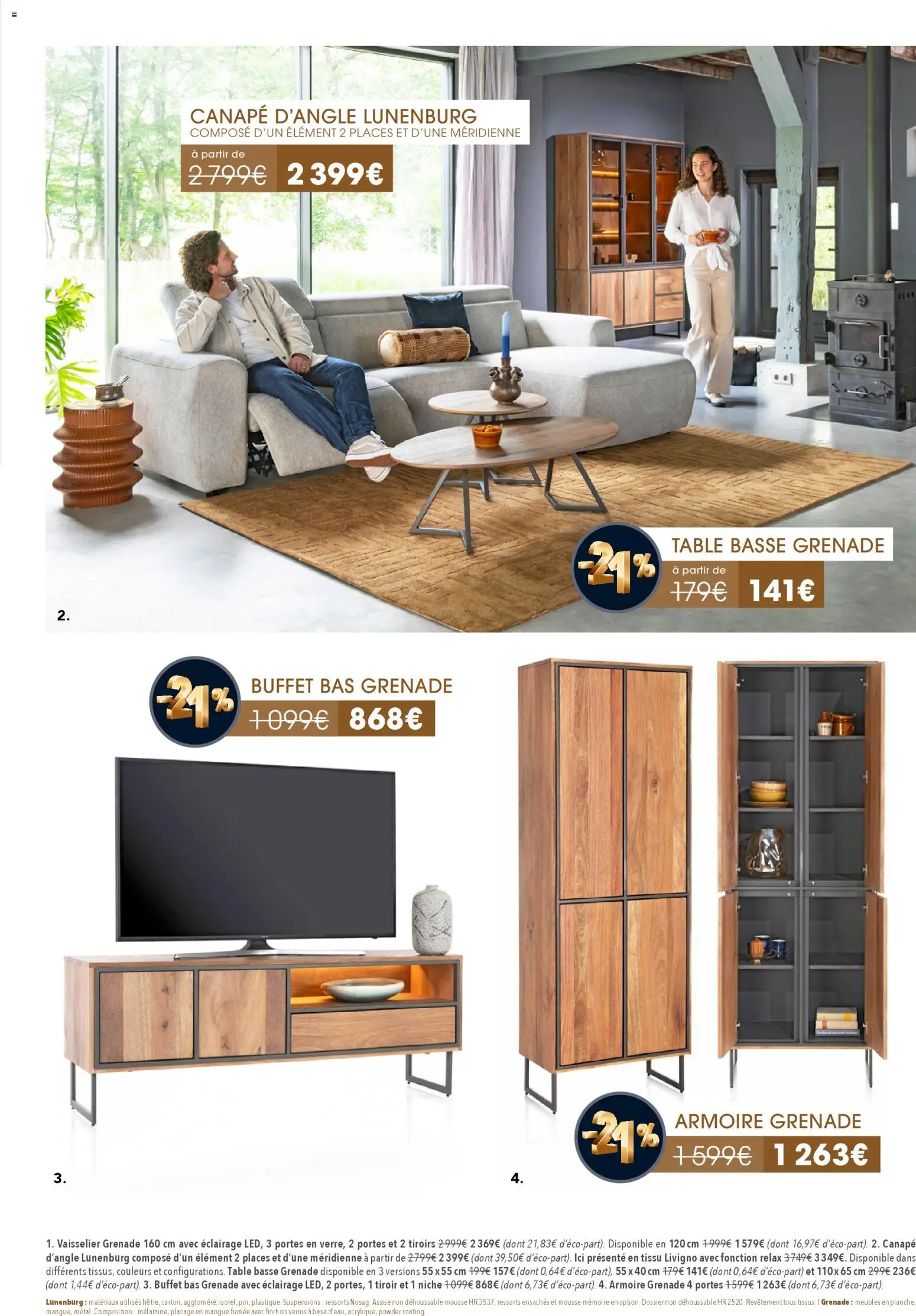 {H1} | Page: 3 | Produits: Mousse, Armoire, Buffet, Tiroirs