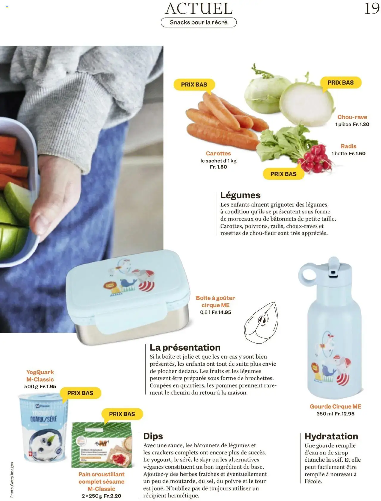 Migros - Magazin FR ab 12.08.2025 | Seite: 19 | Produkte: Box