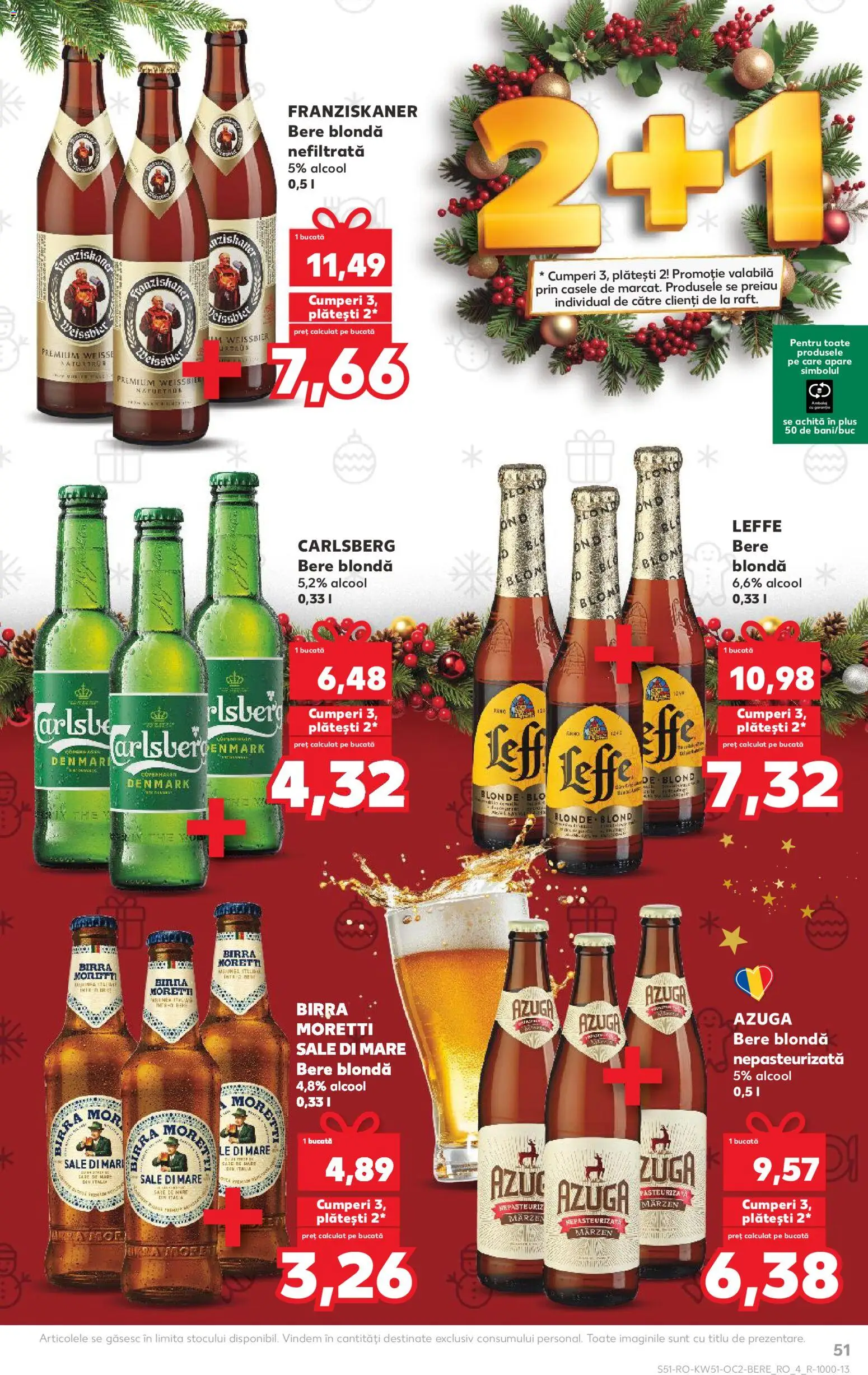 Kaufland RO akciós ujság - amely érvényes a következő dátumtól: 17.12.2025 | Oldal: 51
