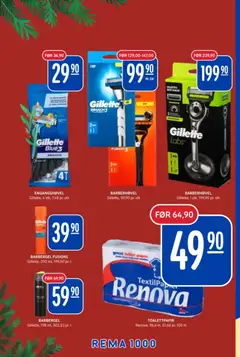 Forhåndsvisning av Rema 1000 kundeavis gyldig fra 24.11.2025 | Side: 32 | Produkter: Toalettpapir, Barberhøvel, Суміш дитяча