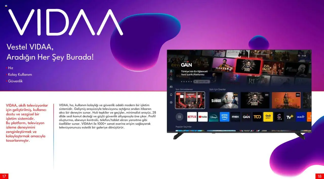 Vestel TV Katalog - 03.10.2025 tarihinden itibaren geçerlidir | Sayfa: 11 | Ürünler: Televizyon, Video