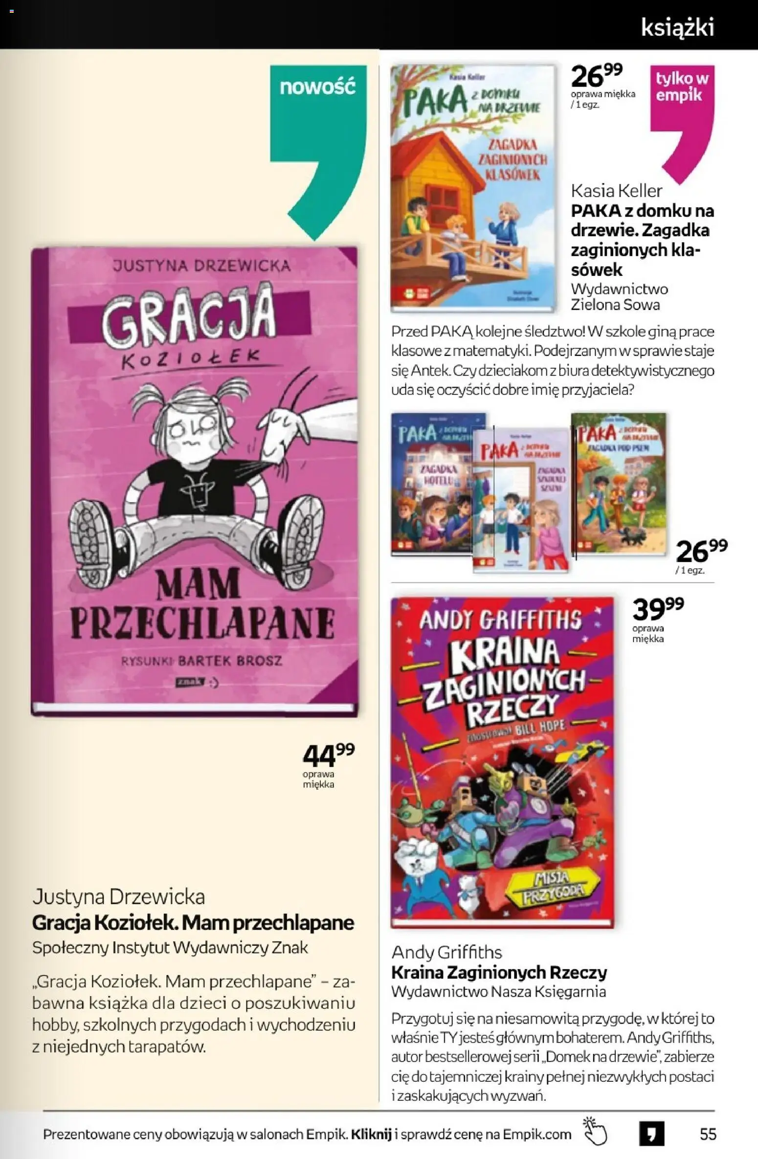 Empik promocje - Tom kultury Książki od 22.04.2026 | Strona: 55 | Produkty: Książki