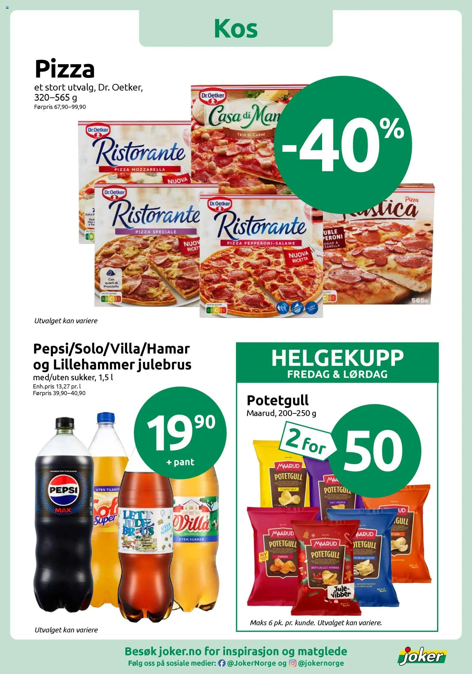 {H1} | Side: 19 | Produkter: Paprika, Potetgull, Nattkräm, Mozzarella