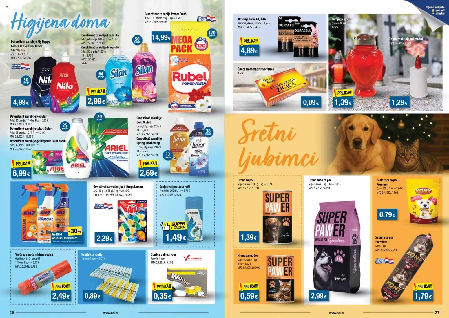NTL katalog | vrijedi od 24.12.2025 | Stranica: 14 | Proizvodi: Rubel, Salama, Omekšivač, Nila