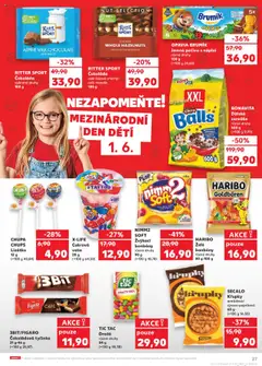 Kaufland leták - Praha 4 od 28.05.2025 | Strana: 27 | Produkty: Cereálie, Tác, Želé bonbóny, Brumik