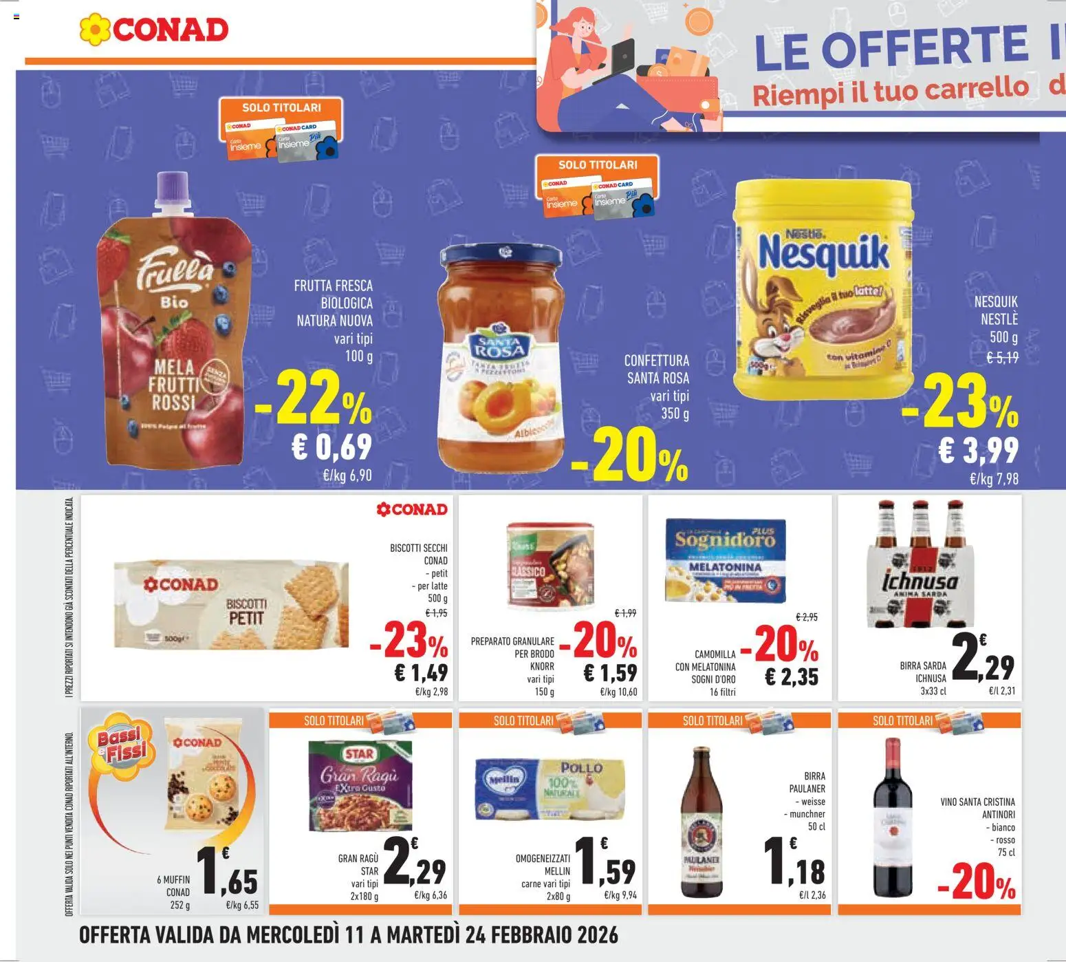 Volantino Conad del 11.02.2026 | Pagina: 30