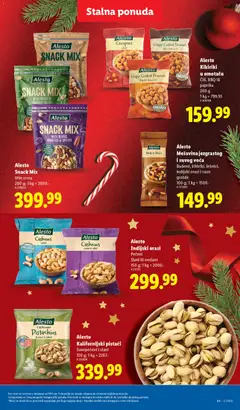 Alesto Kikiriki u omotaču, Čili, BBQ ili paprika 200 g - pregled Lidl kataloga - važi od 02.01.2026 | Strana: 43 | Proizvode: Orasi, Pistaći, Paprika, Kikiriki