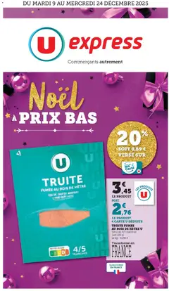 U Express - Prévisualisation de U Express catalogue valide à partir de 09.12.2025