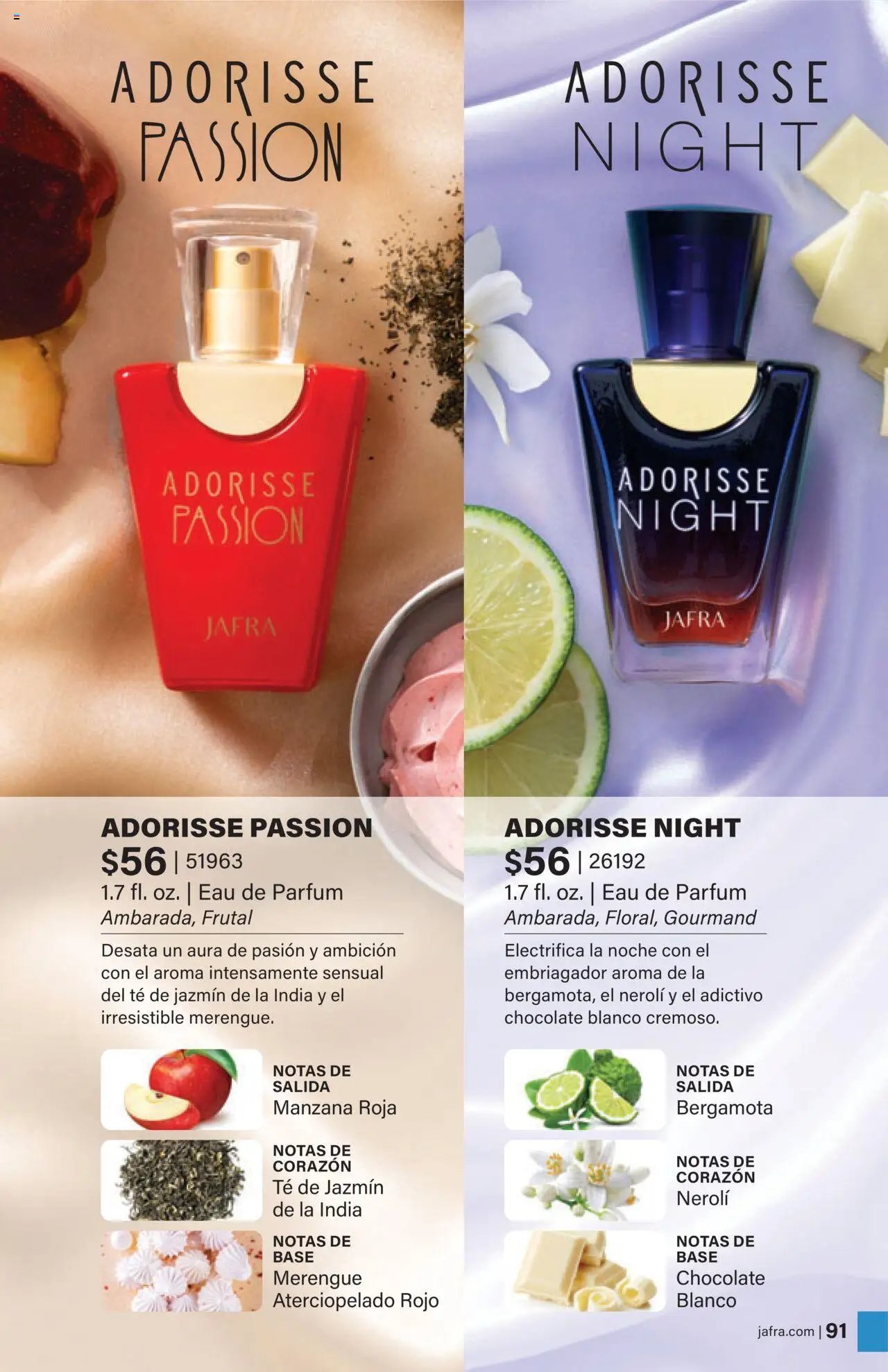 JAFRA folleto │ válido desde el 01.08.2025 | Página: 91 | Productos: Chocolate, Manzana, Té, Eau de parfum