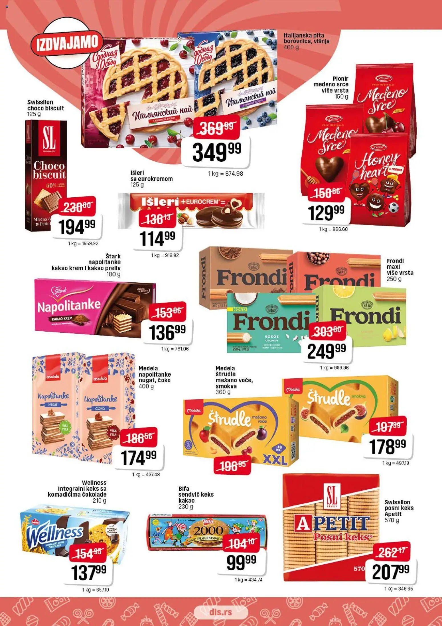 Super DIS katalog - važi od 21.12.2025 | Strana: 13 | Proizvode: Keks, Višnja, Pita, Napolitanke