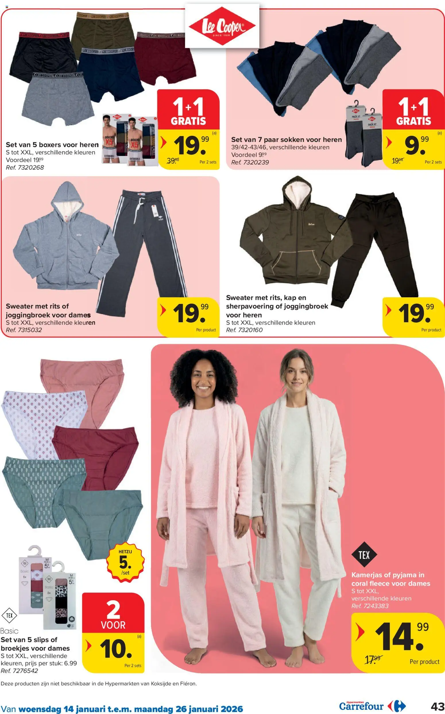 {H1} | Pagina: 43 | Producten: Boxers, Sweater, Sokken, Pyjama