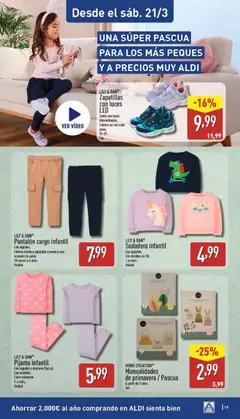 Vista previa LILY & DAN® Pijama infantil, Con algodón y elastano (Lycra). Con volantes. Corte entallado. 1-6 años. Unidad válido desde el 16.03.2026 | Página: 19