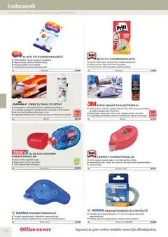 Office Depot akciós ujság - amely érvényes a következő dátumtól: 10.04.2025 | Oldal: 106 | Termékek: Ragasztó, Applikátor