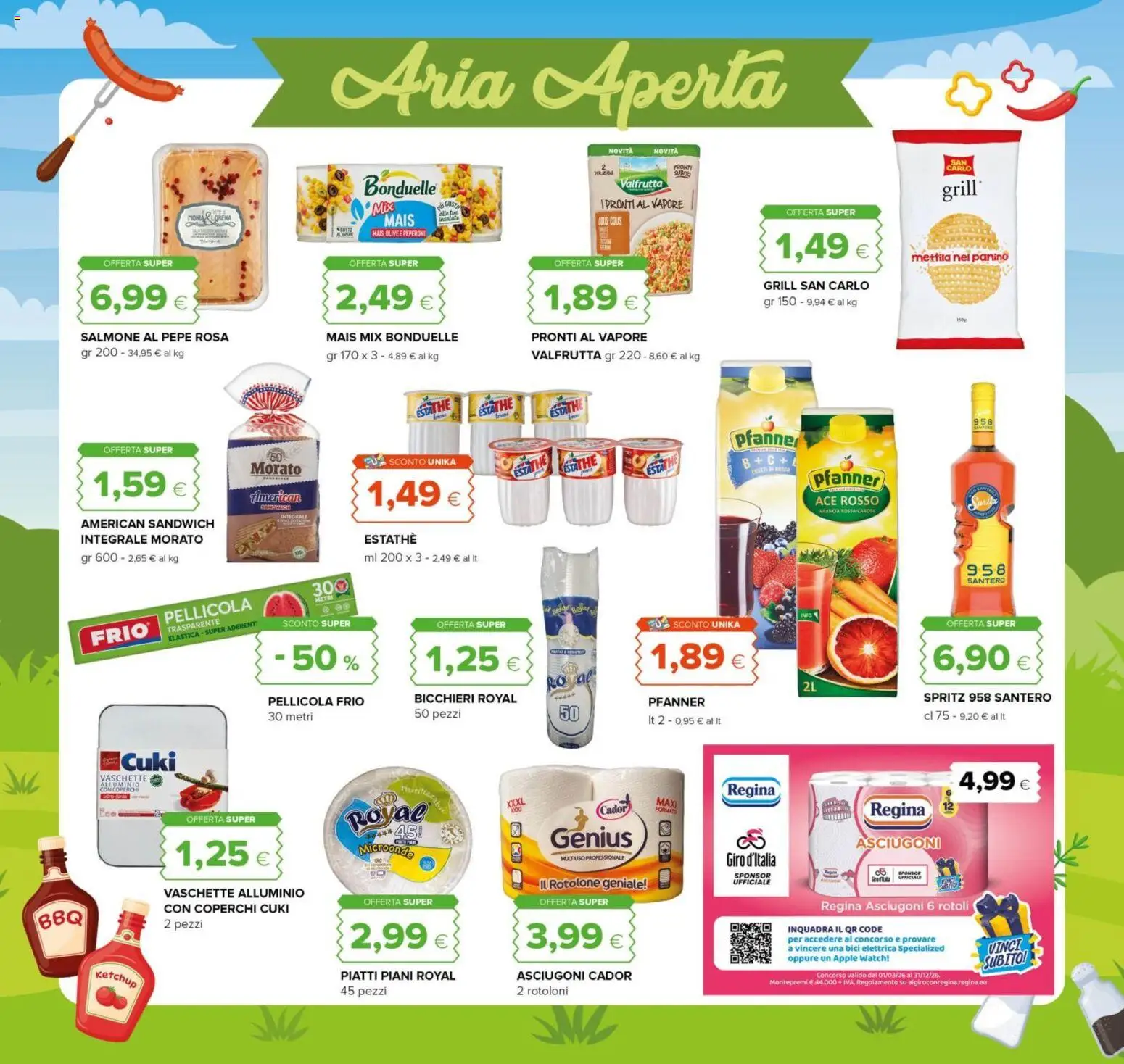 Volantino Oasi del 23.04.2026 | Pagina: 25 | Prodotti: Microonde, Olive, Arancia, Mais