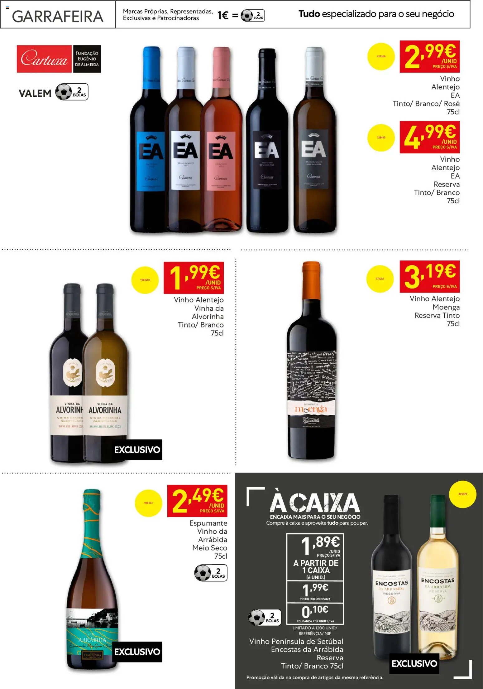 Recheio Horeca │ válido de 07.04.2026 | Página: 32 | Produtos: Espumante, Caixa, Vinho