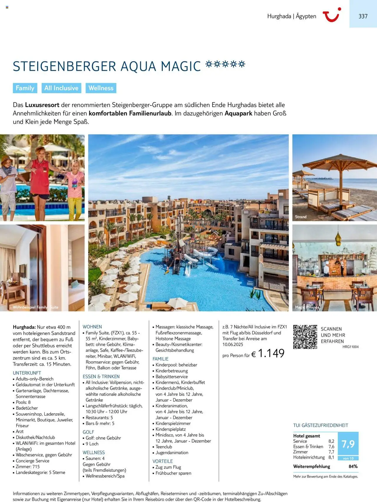 Aida - Südeuropa & Nordafrika 2025/26 – gültig ab 01.01.2025 | Seite: 337 | Produkte: Bett, Uhr