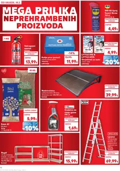 Katalog Parkside Kaufland - Pregled kataloga iz trgovine Kaufland, vrijedi od 18.02.2026 | Stranica: 10 | Proizvodi: Polica, Ljestve, WD-40, Regal