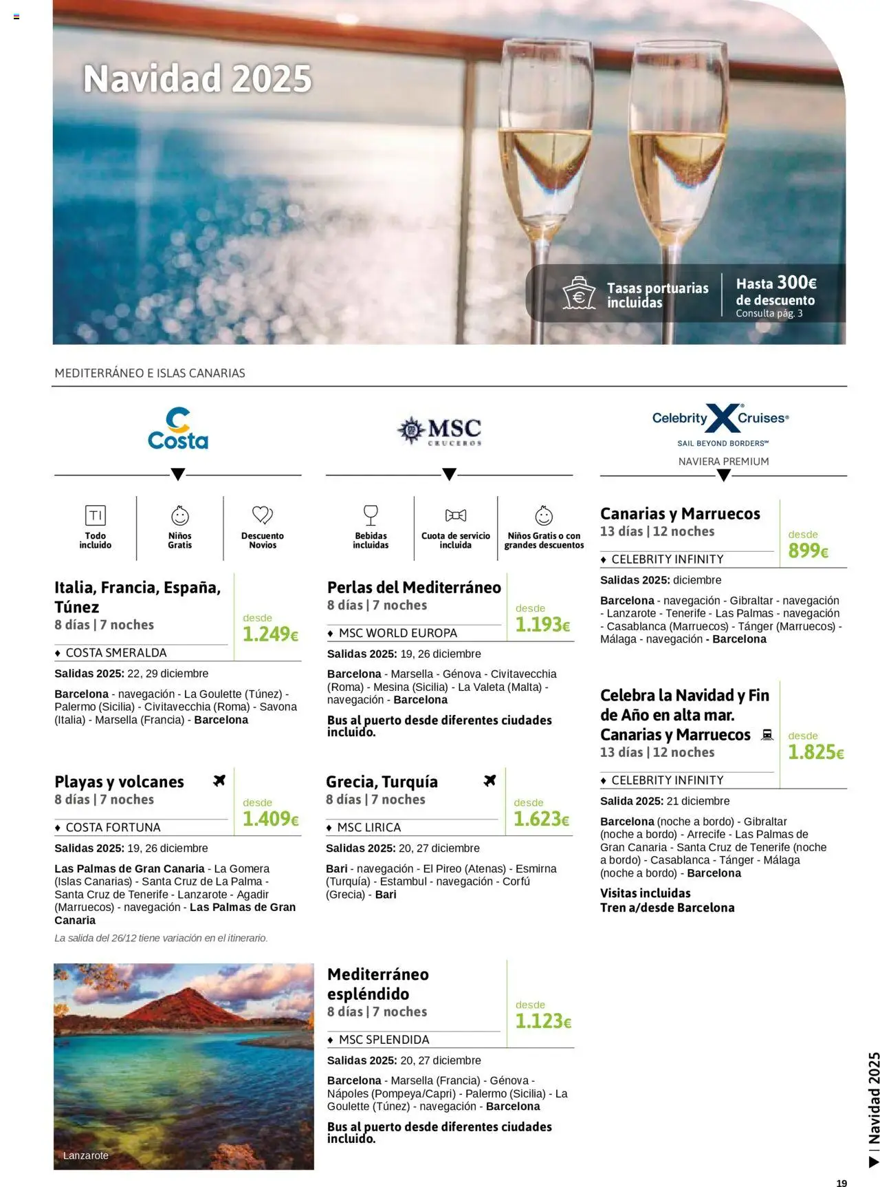 Viajes El Corte Inglés - Crucero Fantástico │ válido desde el 16.09.2025 | Página: 19 | Productos: Navegación