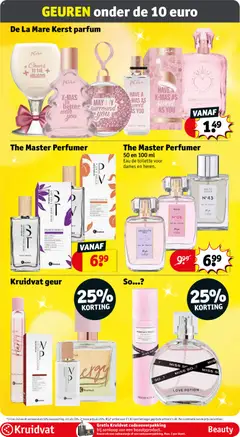 De La Mare Kerst parfum, Eau de parfum - Voorbeeld van een folder van Kruidvat, geldig van 09.12.2025 | Pagina: 14 | Producten: Kan, Geuren, La, Eau de toilette