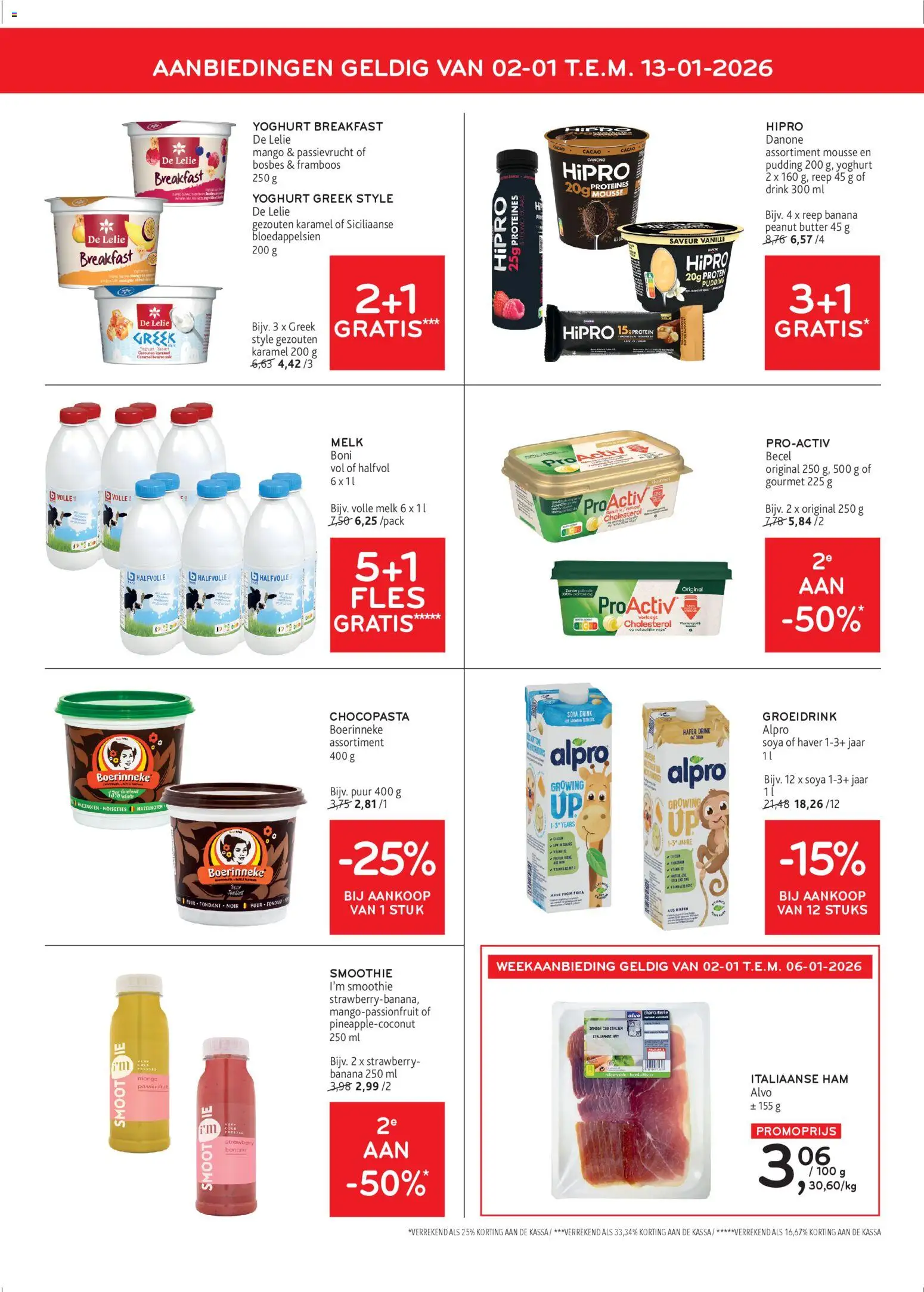 {H1} | Pagina: 7 | Producten: Ham, Fles, Volle melk, Pudding