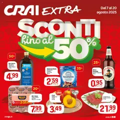 Anteprima del volantino CRAI Extra Rovigo catalogo valido a partire dal 07.08.2025