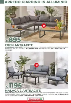 Anteprima del volantino Conforama volantino Giardino valido a partire dal 19.03.2026 | Pagina: 52 | Prodotti: Tavolino, Alluminio, Divano