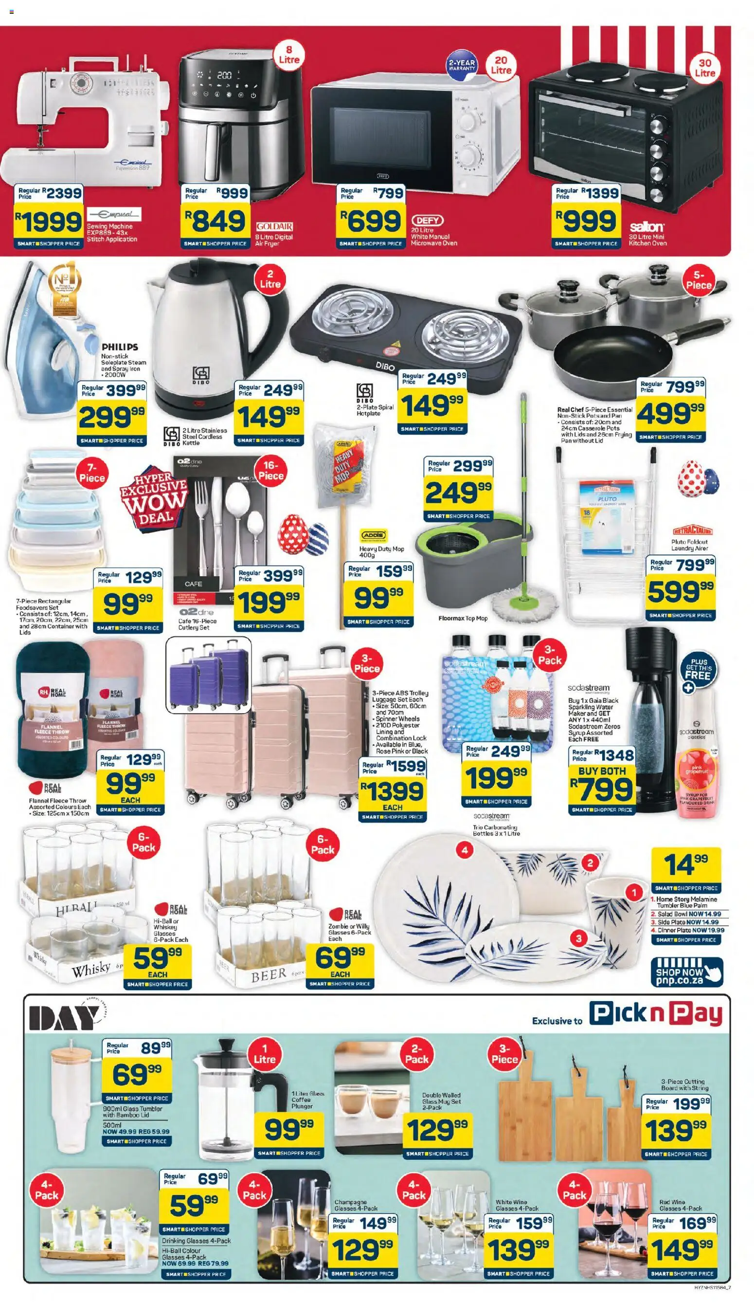New Pick n Pay catalogue – valid from 25.03.2026 | Page: 7 | Products: Microwave oven, Fryer, Air fryer, Coffee
