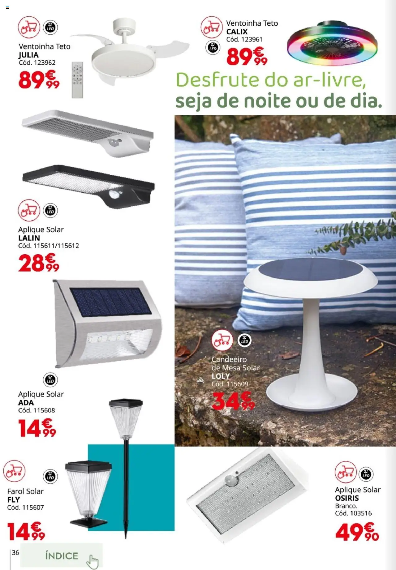 Conforama folheto │ válido de 20.03.2025 | Página: 36 | Produtos: Candeeiro, Mesa