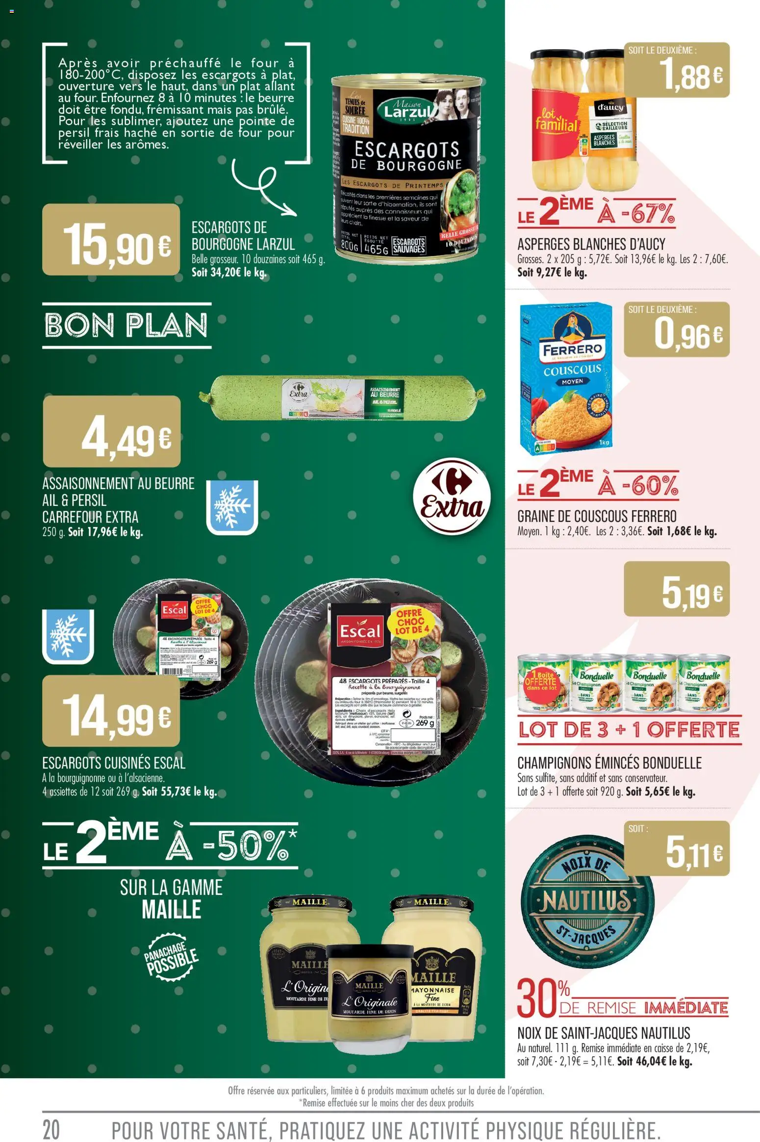 {H1} | Page: 20 | Produits: Four, Poids, Persil, Moutarde