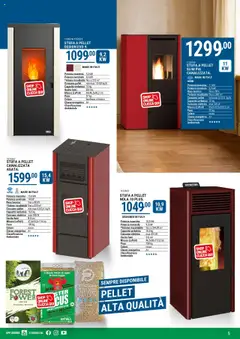 Anteprima del volantino CFadda Riscaldamento catalogo valido a partire dal 01.10.2025 | Pagina: 5 | Prodotti: Pellet, Stufa a pellet, Stufa