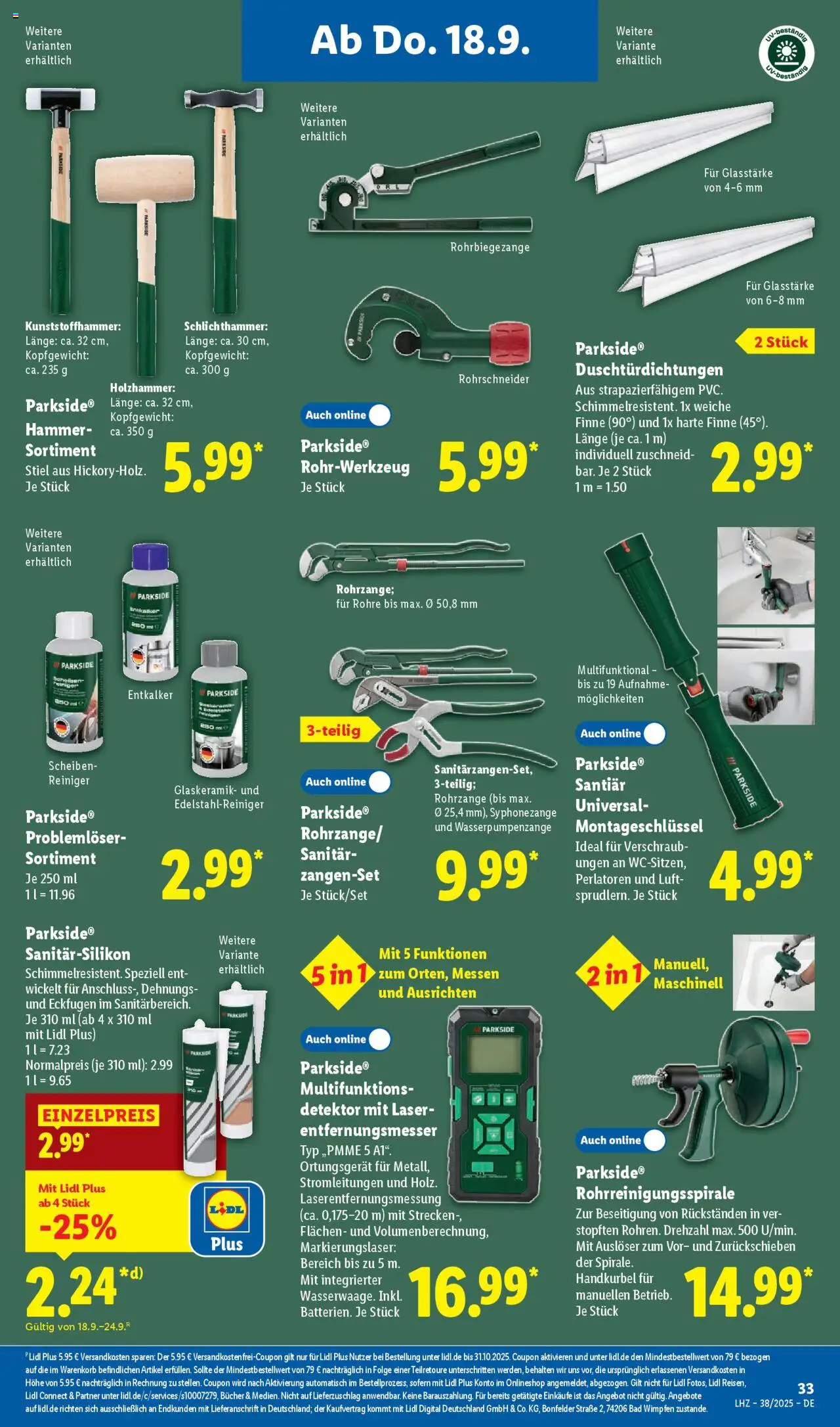 Lidl Prospekt Zossen – gültig ab 15.09.2025 | Seite: 51 | Produkte: Bad
