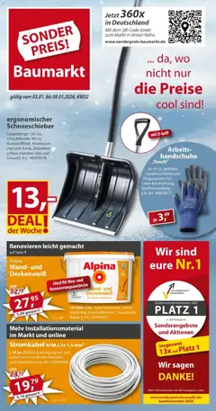 Sonderpreis Baumarkt Prospekt 	 ab 03.01.2026 gültig