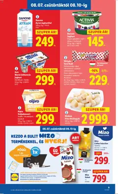 Lidl akciós ujság - amely érvényes a következő dátumtól: 07.08.2025 | Oldal: 9