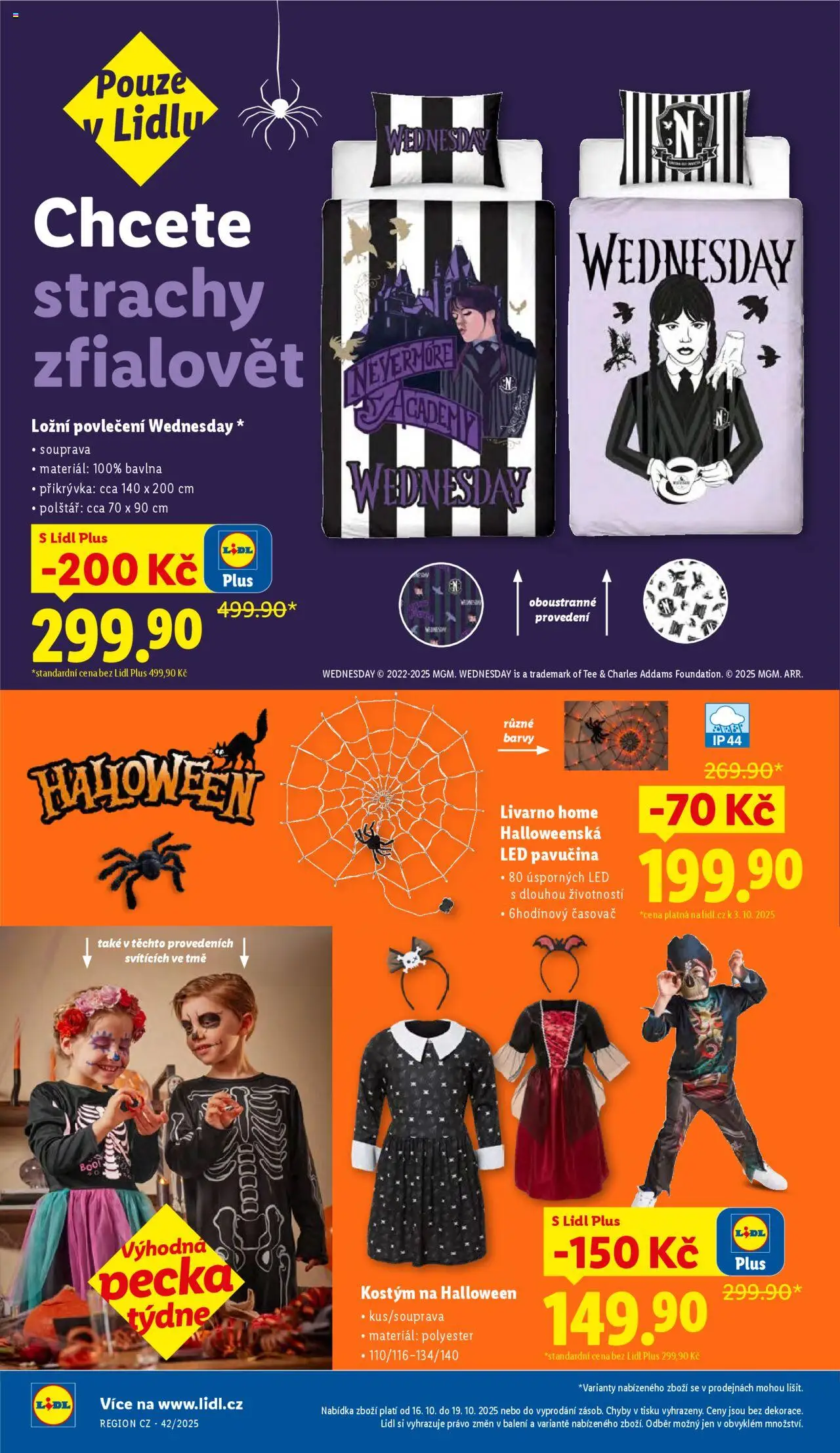 Lidl leták od 16.10.2025 | Strana: 36 | Produkty: Ložní povlečení, Přikrývka, Časovač, LED