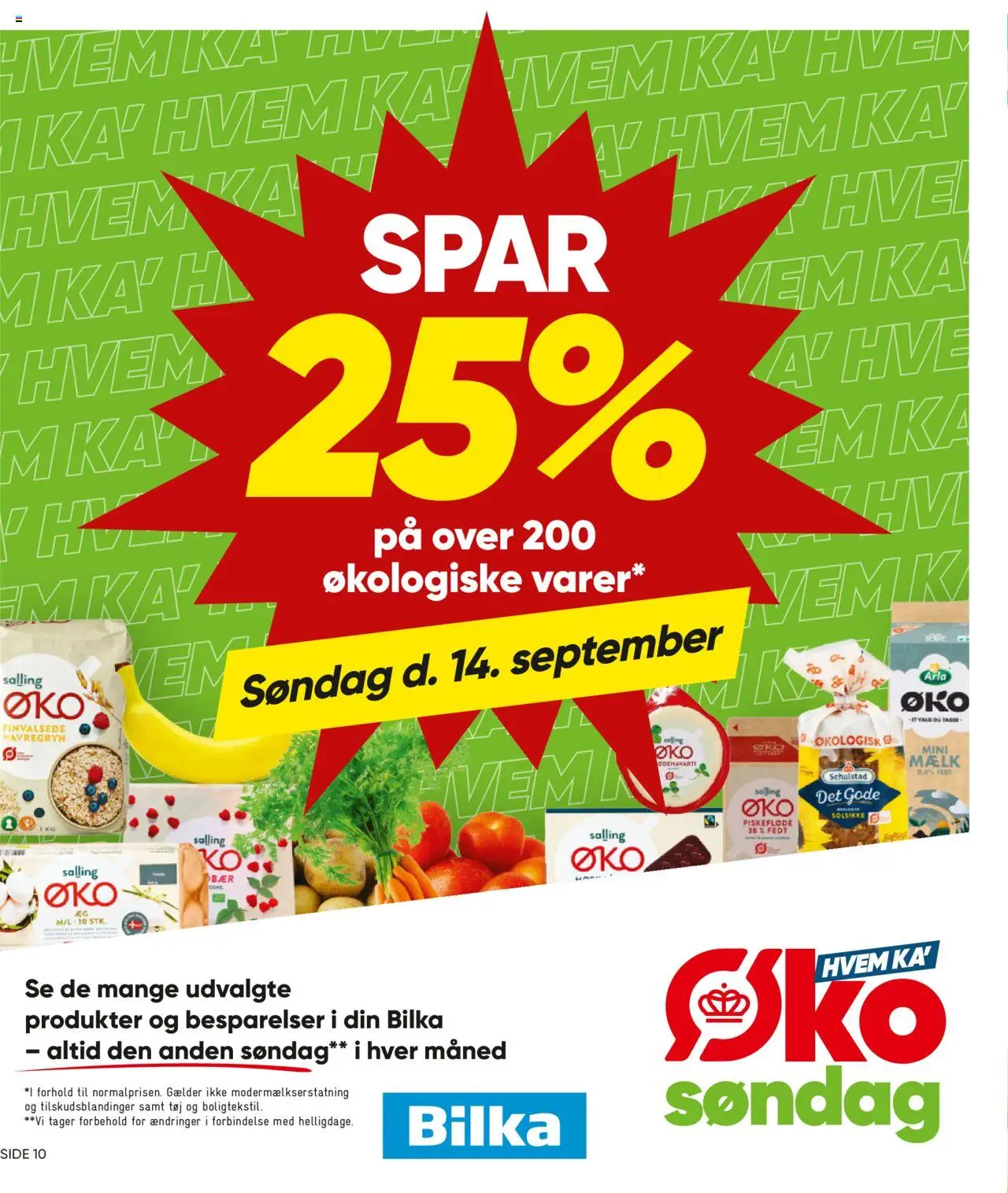Bilka tilbudsavis – gyldig fra 12.09.2025 | Side: 10 | Produkter: Mælk, Havregryn, Tøj
