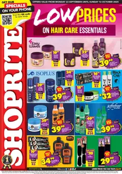 Shoprite specials catalogue – valid from 22.09.2025