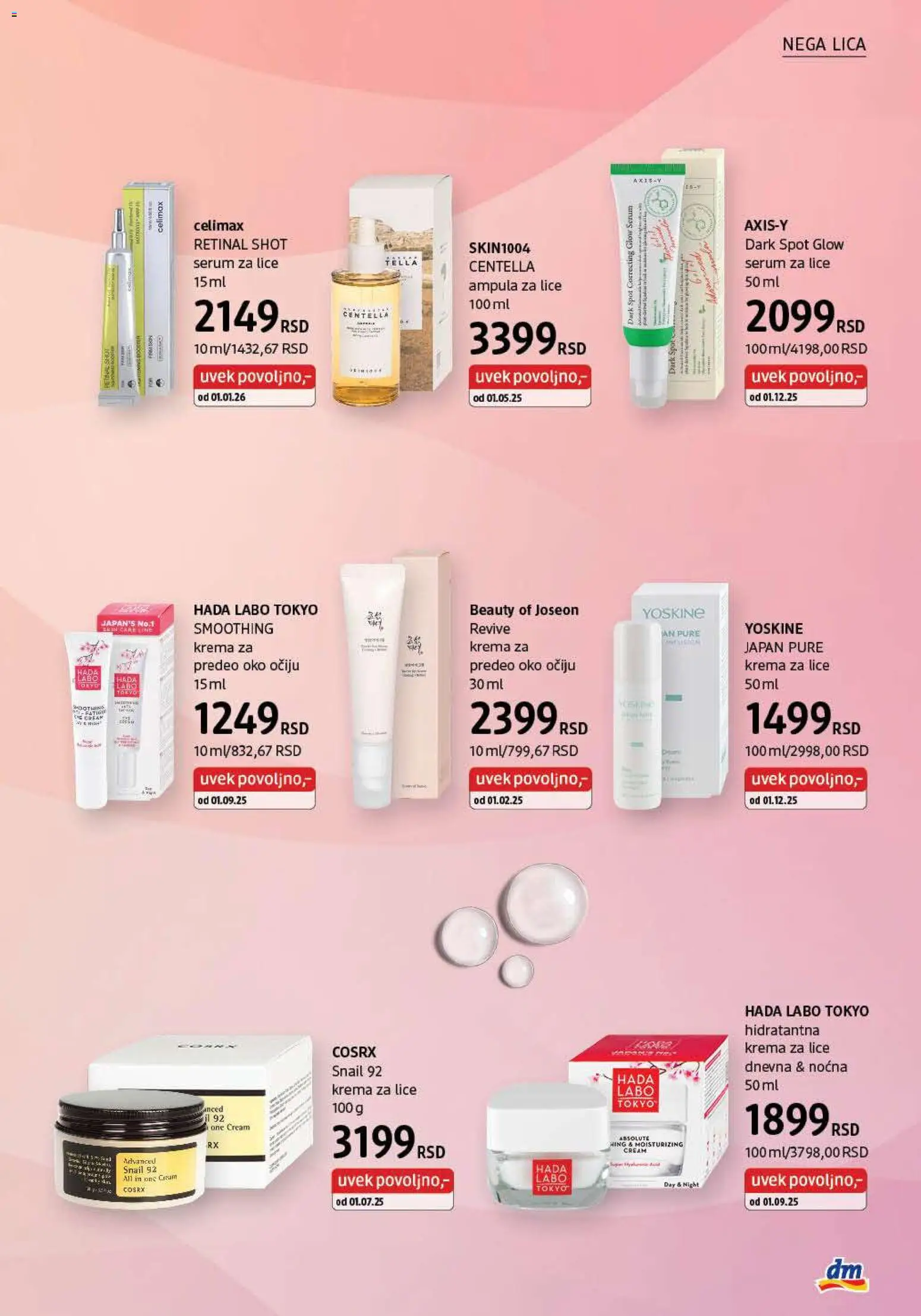 DM Drogerie katalog - važi od 01.01.2026 | Strana: 11 | Proizvode: Krema