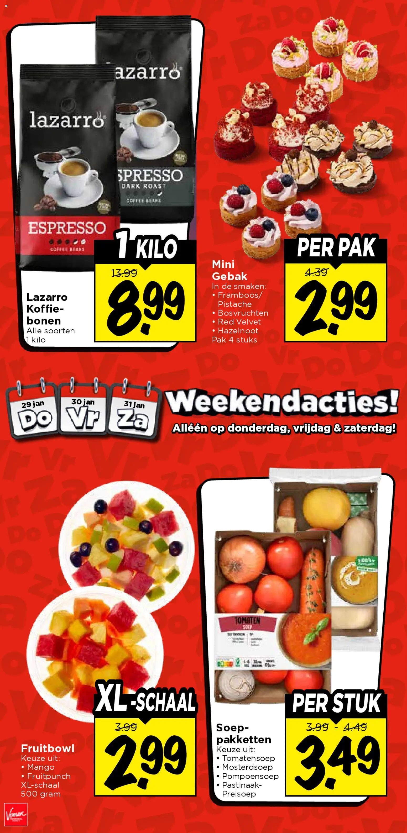 {H1} | Pagina: 3 | Producten: Koffie, Tomaten, Gebak, Mango