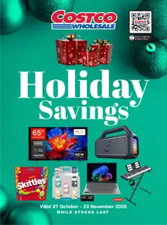 Preview of Costco - Holiday Savings valid from 27.10.2025