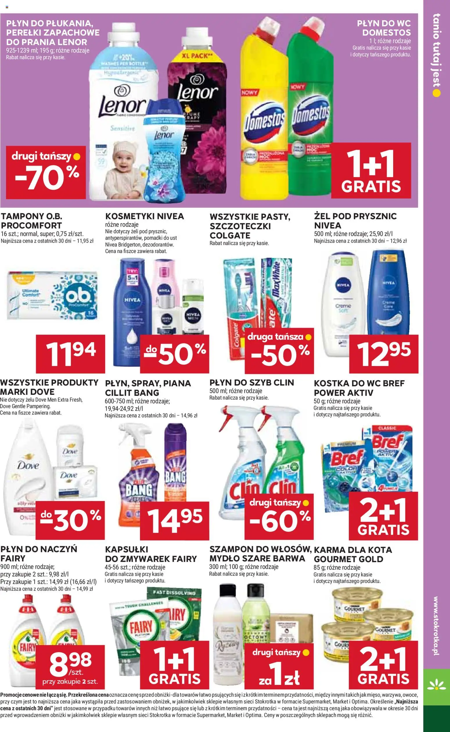 Stokrotka gazetka - Market od 16.04.2026 | Strona: 33 | Produkty: Stokrotka, Domestos, Szampon, Mydło