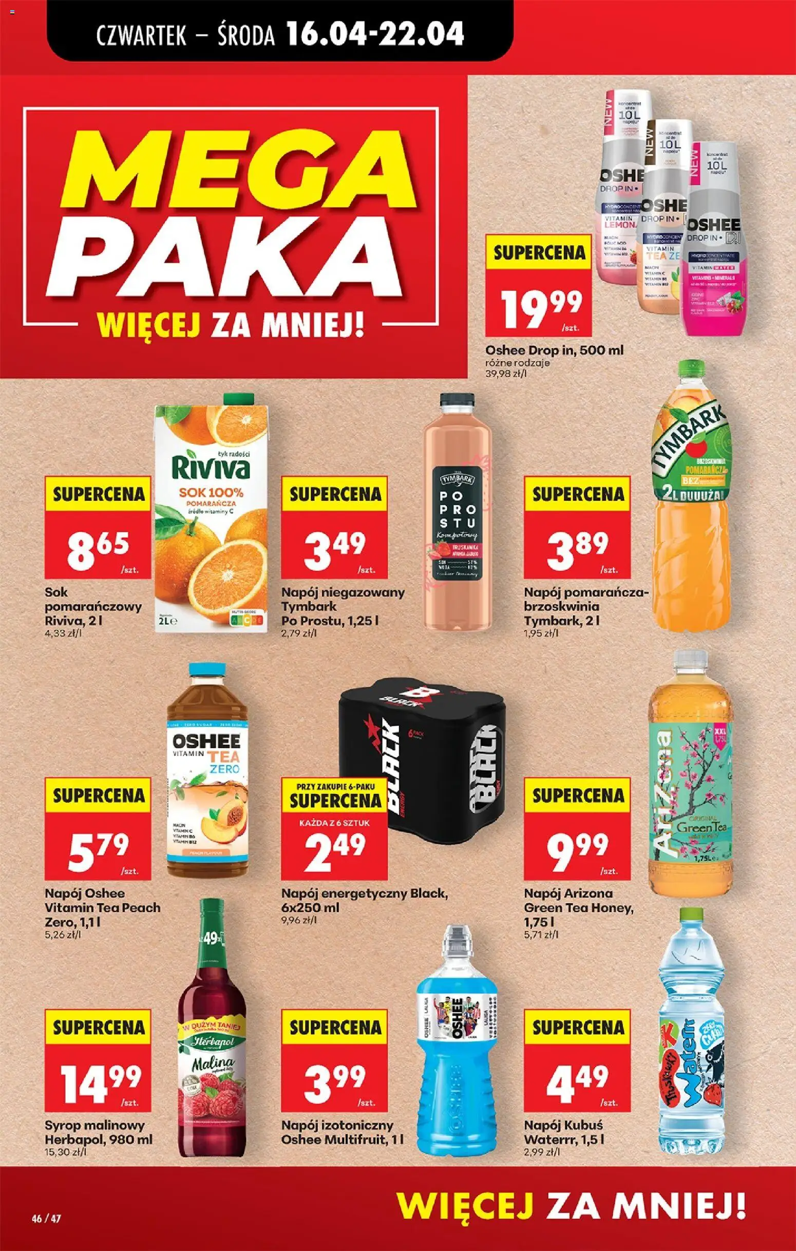 Biedronka gazetka od czwartku od 16.04.2026 | Strona: 62 | Produkty: Wafle, Ciasto, Baton, Ptasie mleczko