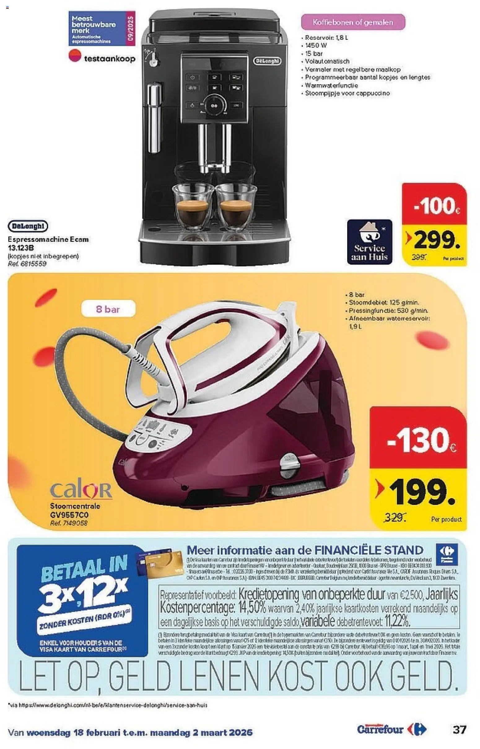 {H1} | Pagina: 37 | Producten: Cappuccino, Kaart, Koffiebonen