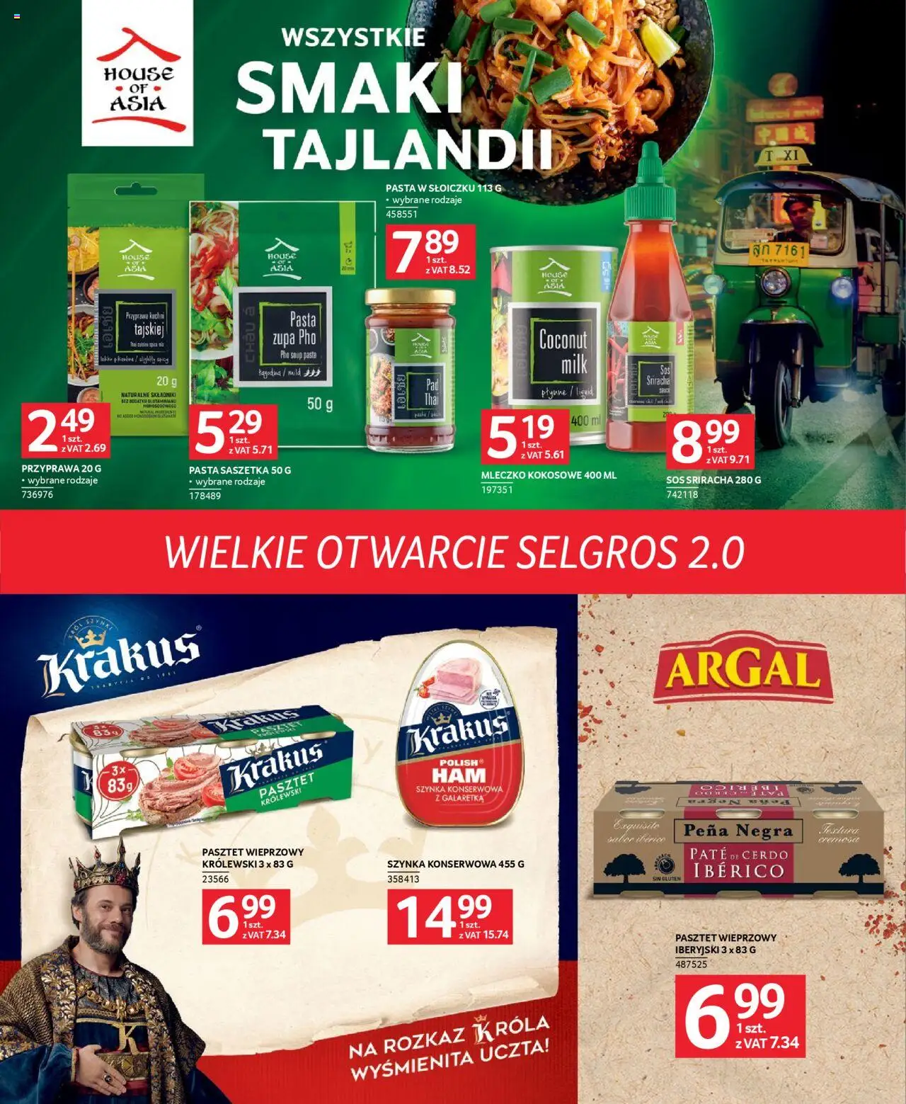 Selgros cash&carry Gazetka - Poznań markowe produkty od 09.10.2025 | Strona: 20 | Produkty: Sriracha, Zupa, Sos sriracha, Sos