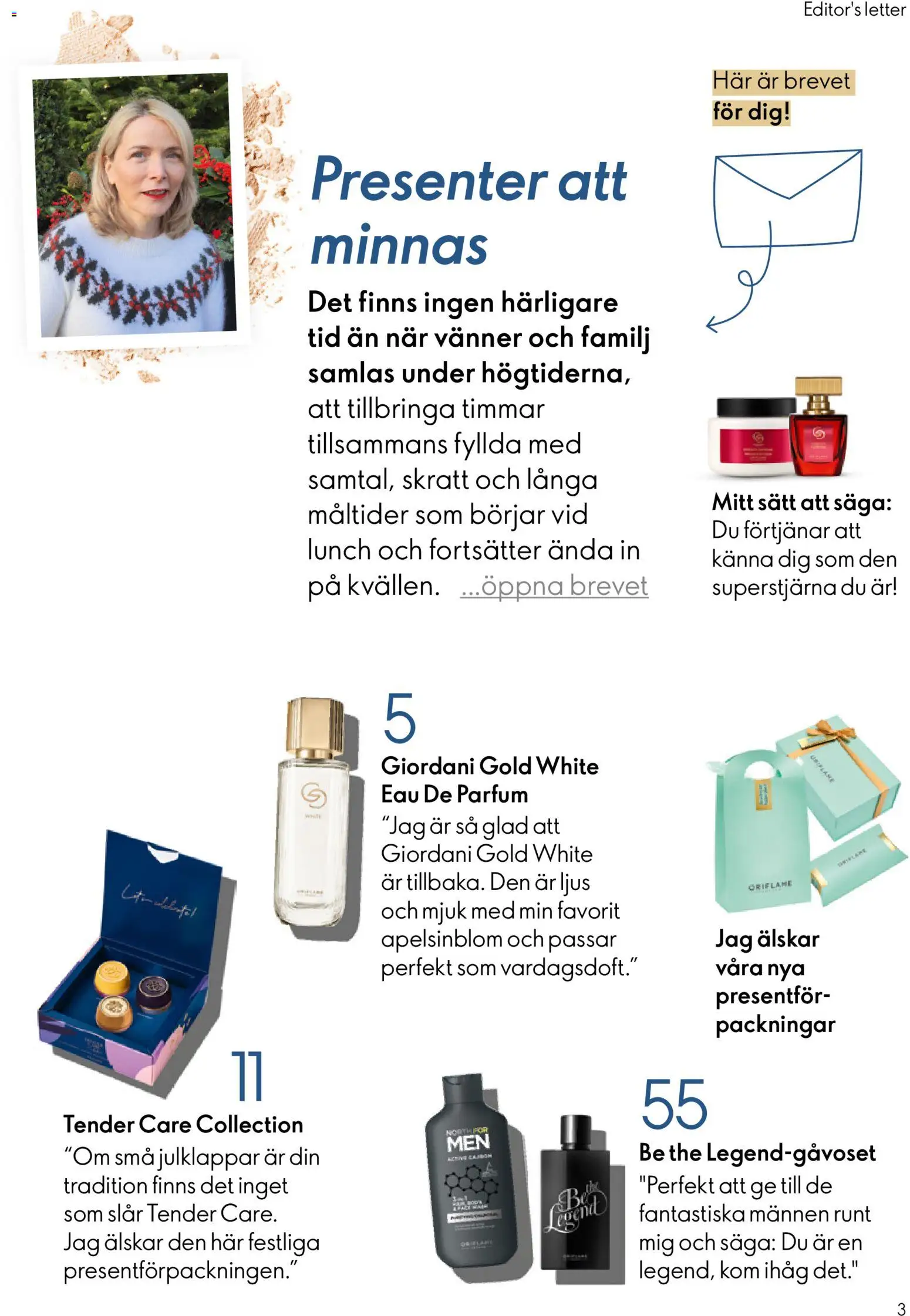 Oriflame reklamblad aktuell från 10.12.2025 | Sida: 3 | Produkter: Set, Ljus